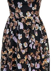 Dress the Population Women's Nessa Fit and Flare Midi Dress